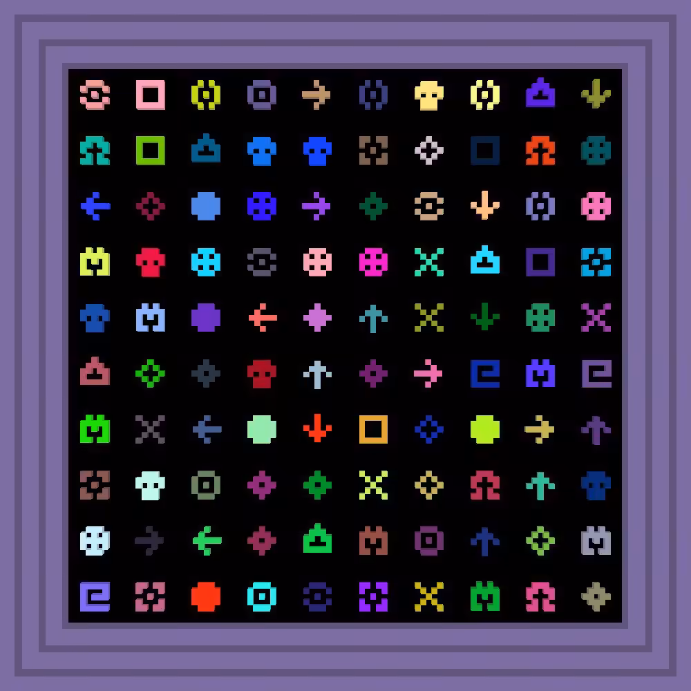I love you micheline :: Procedural Symbols #465/1000