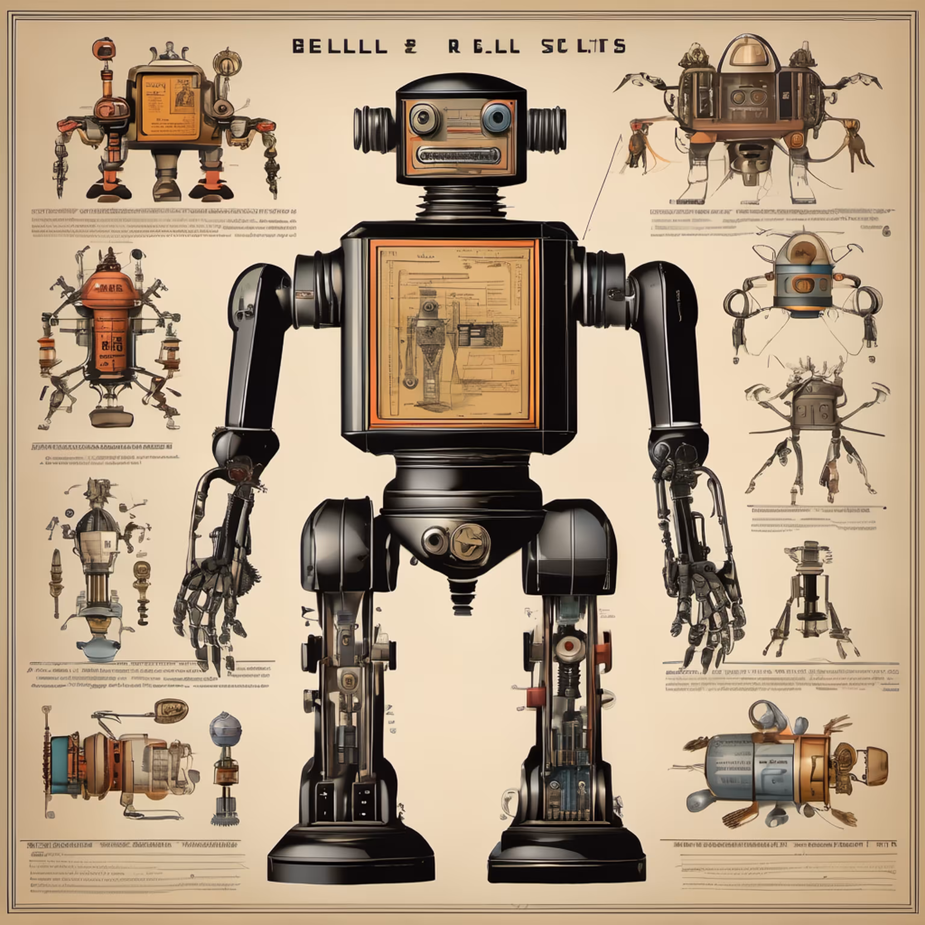 STUDIES ON ROBOTS - 19TH CENTURY #9