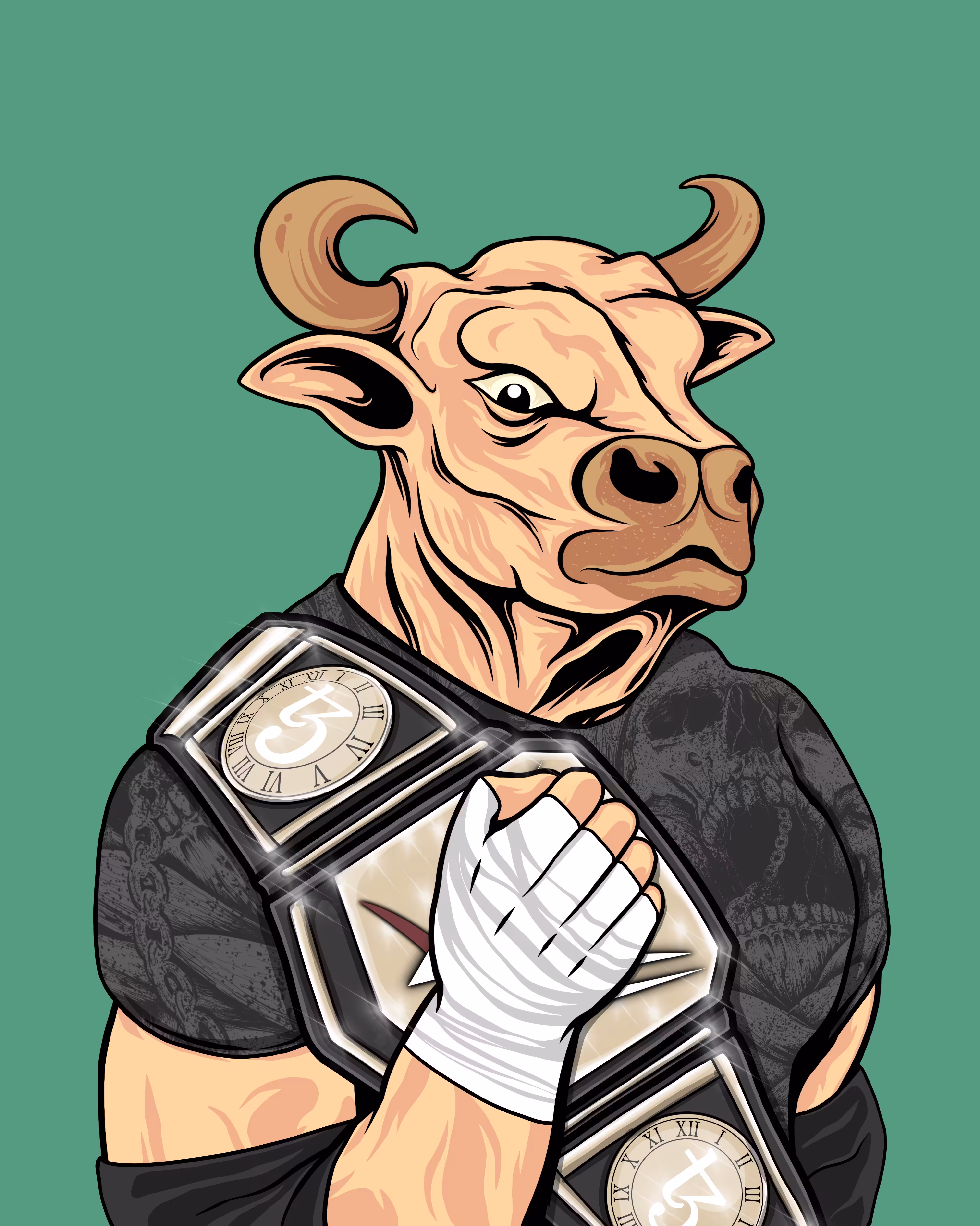Madurese Cattle Triple H WWE #017