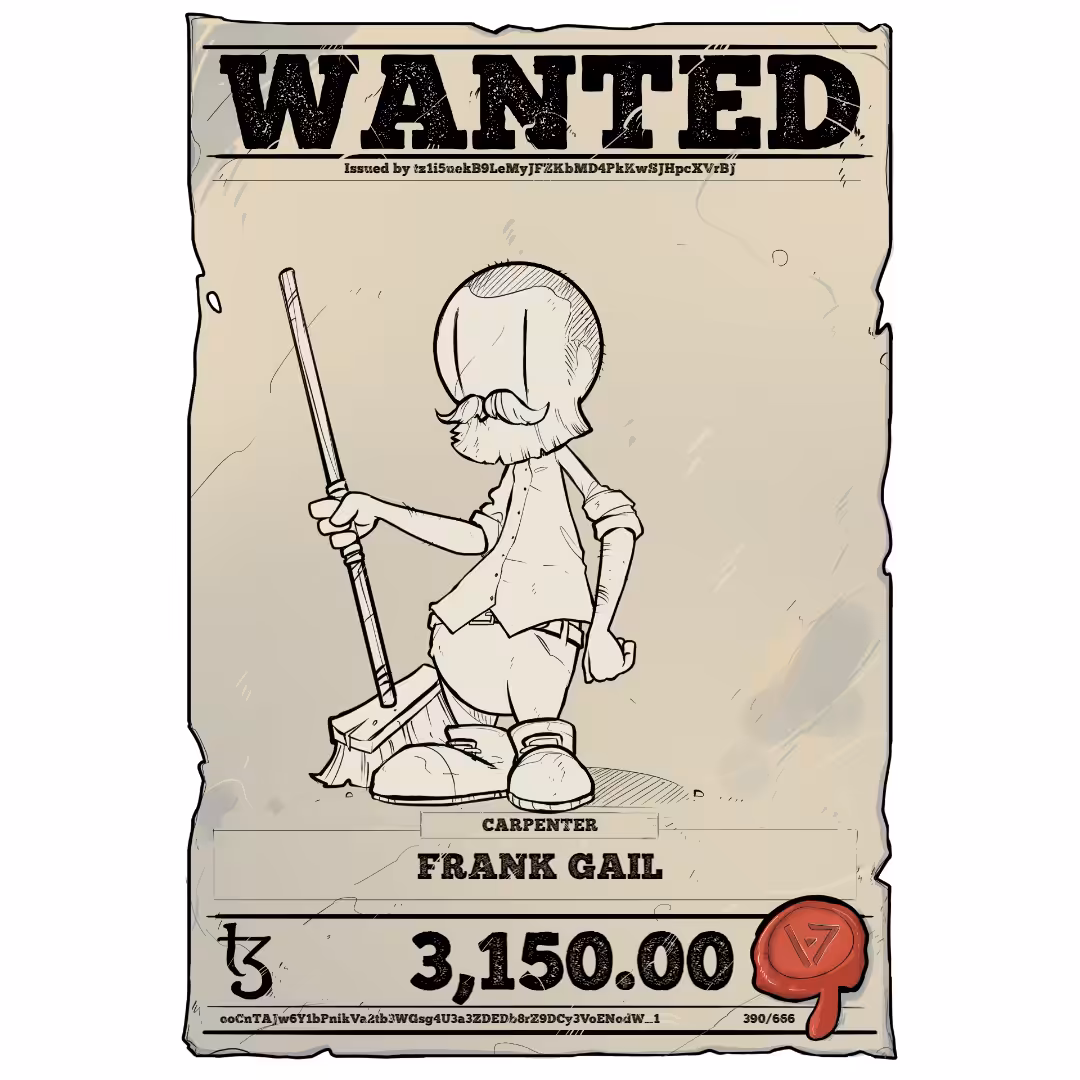 FRANK GAIL | TEZOS PIRATE 390/666