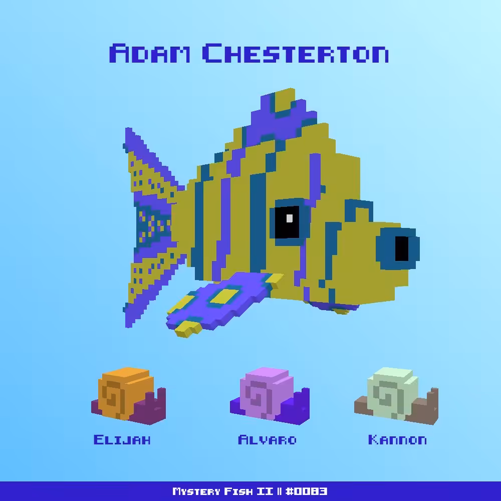 Adam Chesterton :: Mystery Fish 0083/1000 