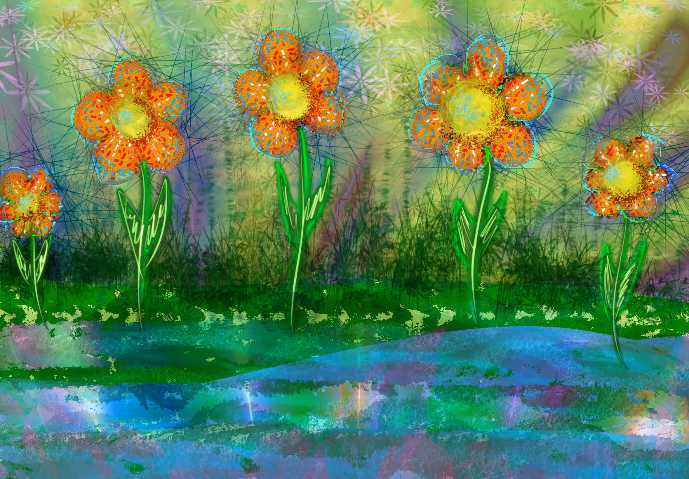 Flower Reflection