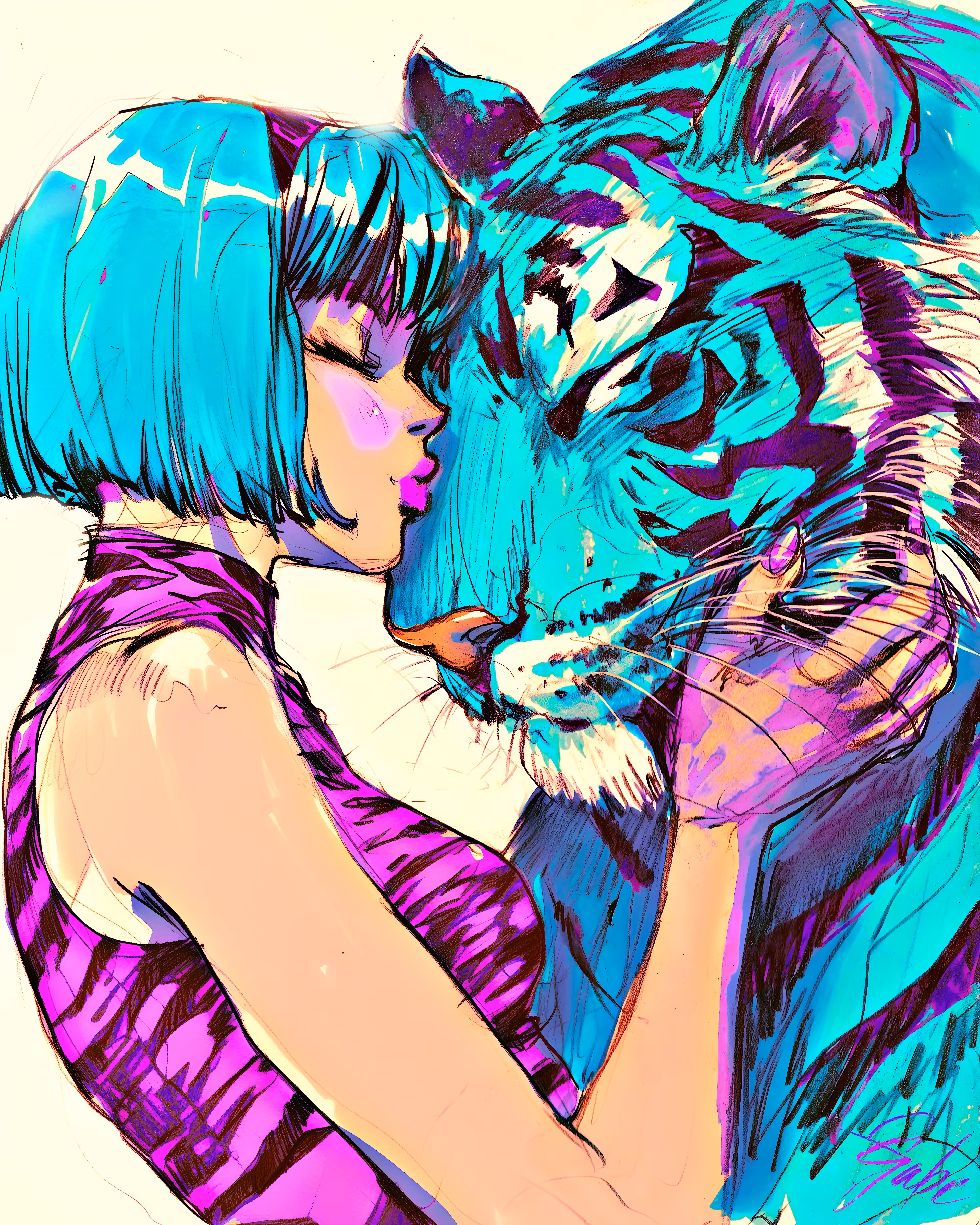 404 Everydaze: Day 101: "Tiger Queen” 