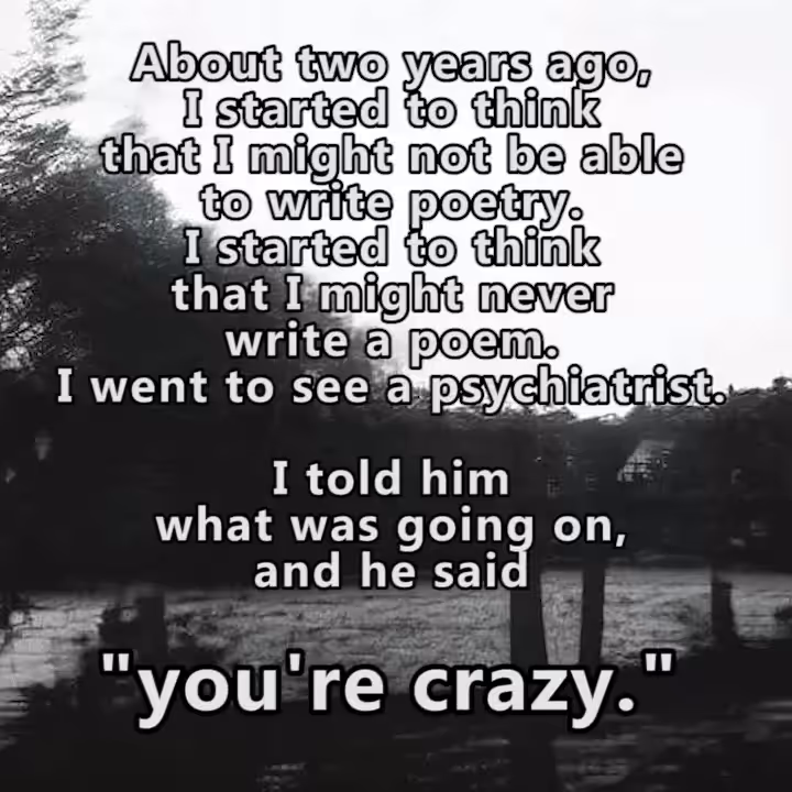 Crazy (from: EtherPoems 2, 2021)