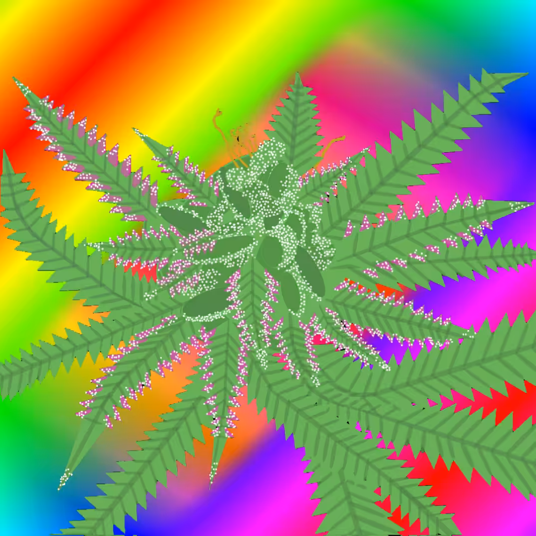 Bright Colorful Blue Dream
