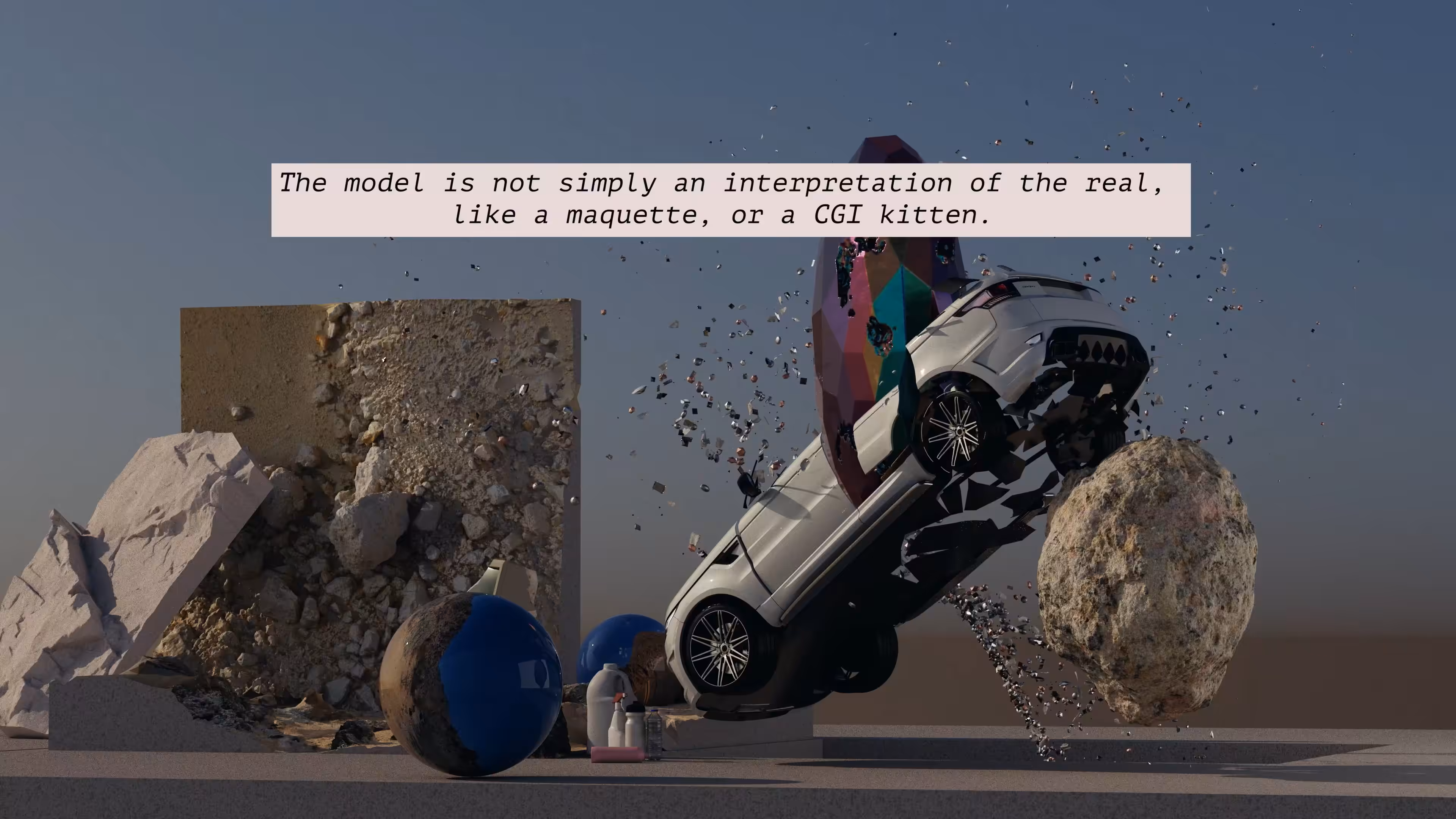 Five Body Problems #1:  A speculative rare earth mineral recovery model and the poetics of head bashing the steering wheel #2/3