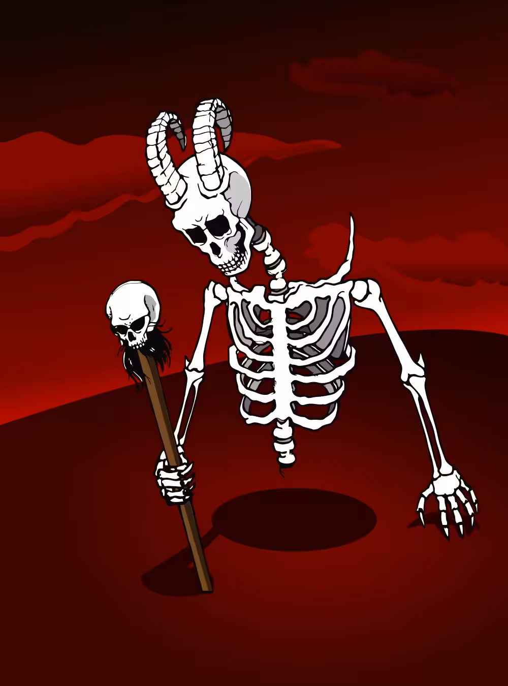 Skeleton vector art