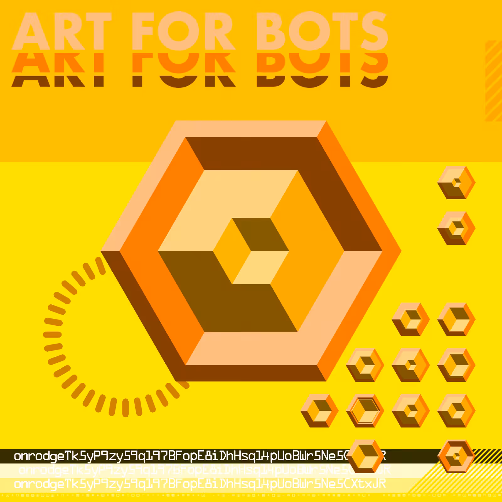 Hexagones - Art for Bots for Humans #30
