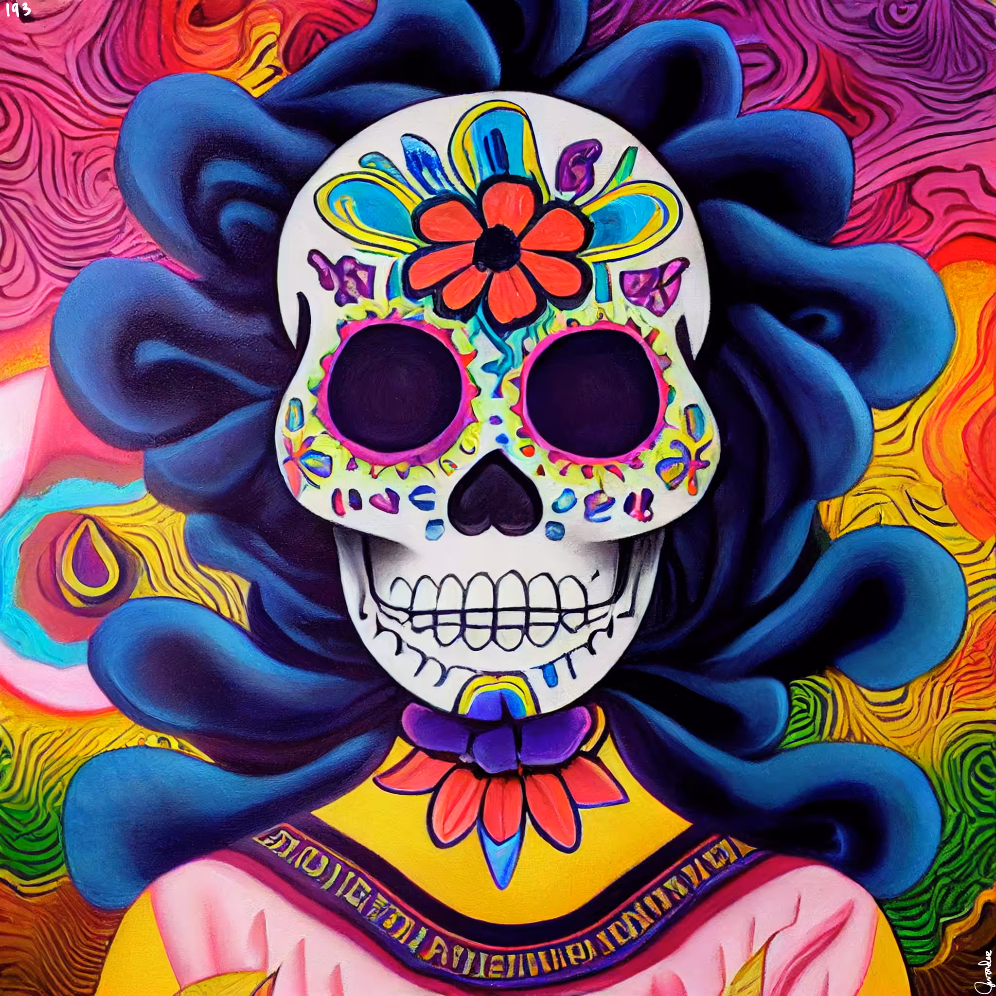 sugar skull #193
