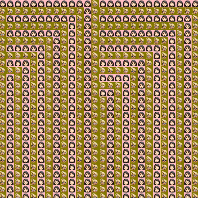 Elementary Cellular Emoji Automata #557