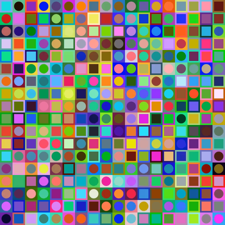 Square Dot Composition #207