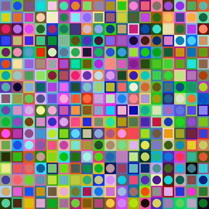 Square Dot Composition #153