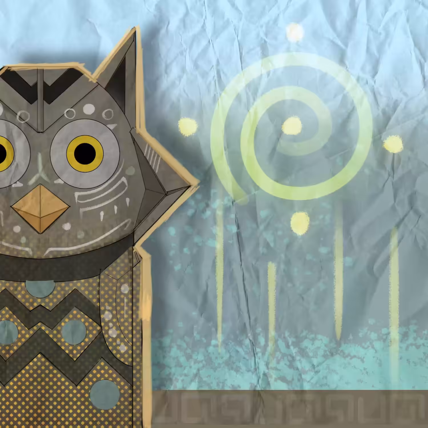 An owl from your eyes