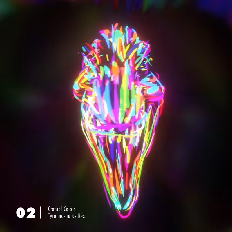 Cranial Colors 02: Tyrannosaurus Rex