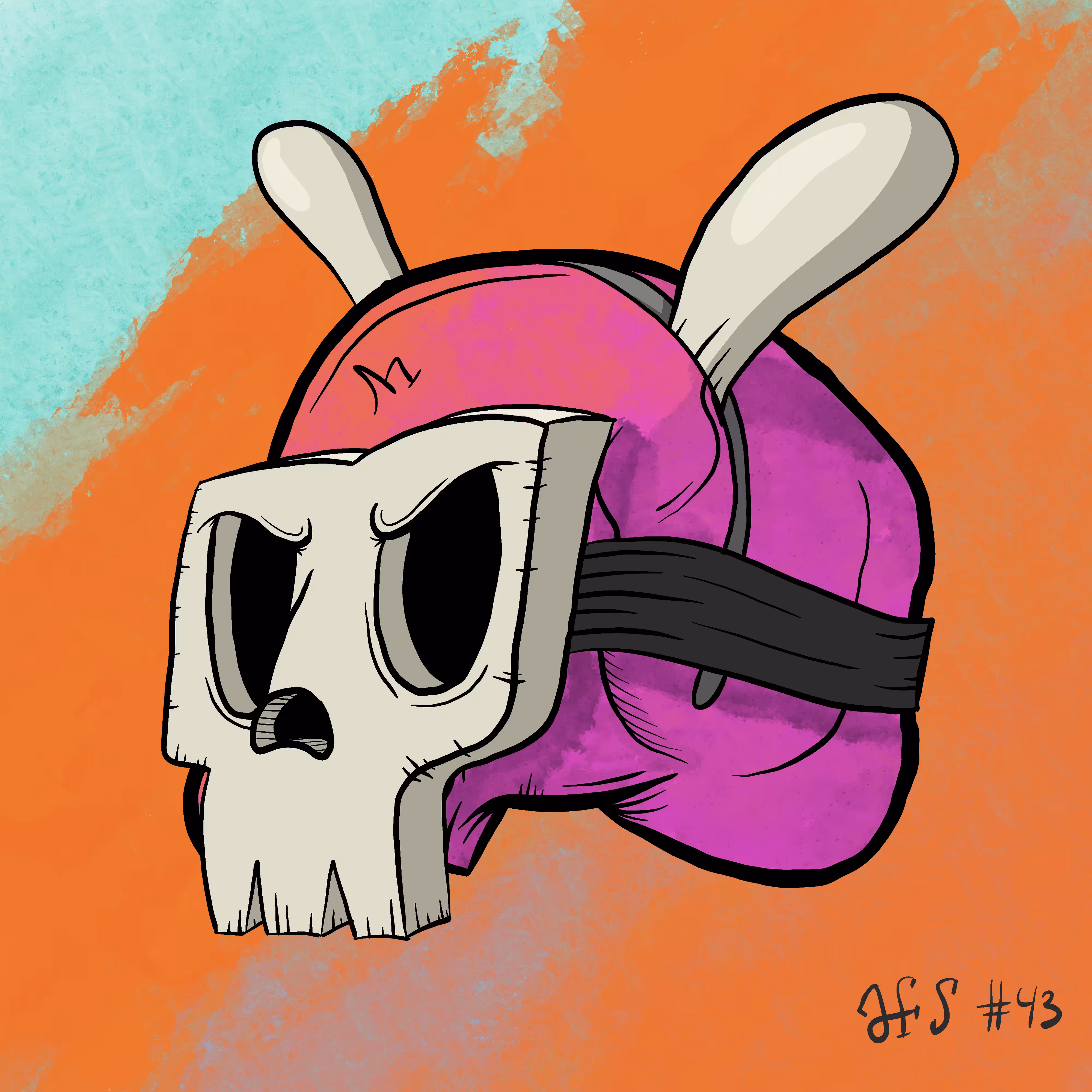 Almost Fancy Skull #43