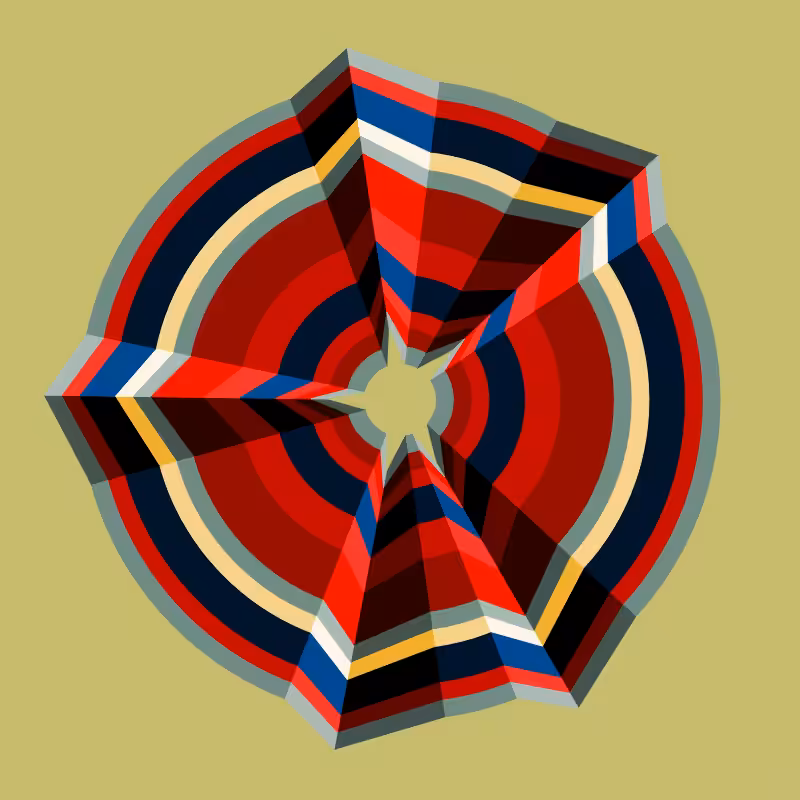 Folded Circle #25
