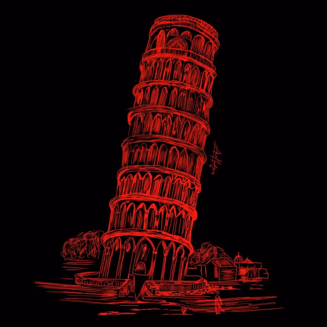 Leaning tower of Pisa , Italy