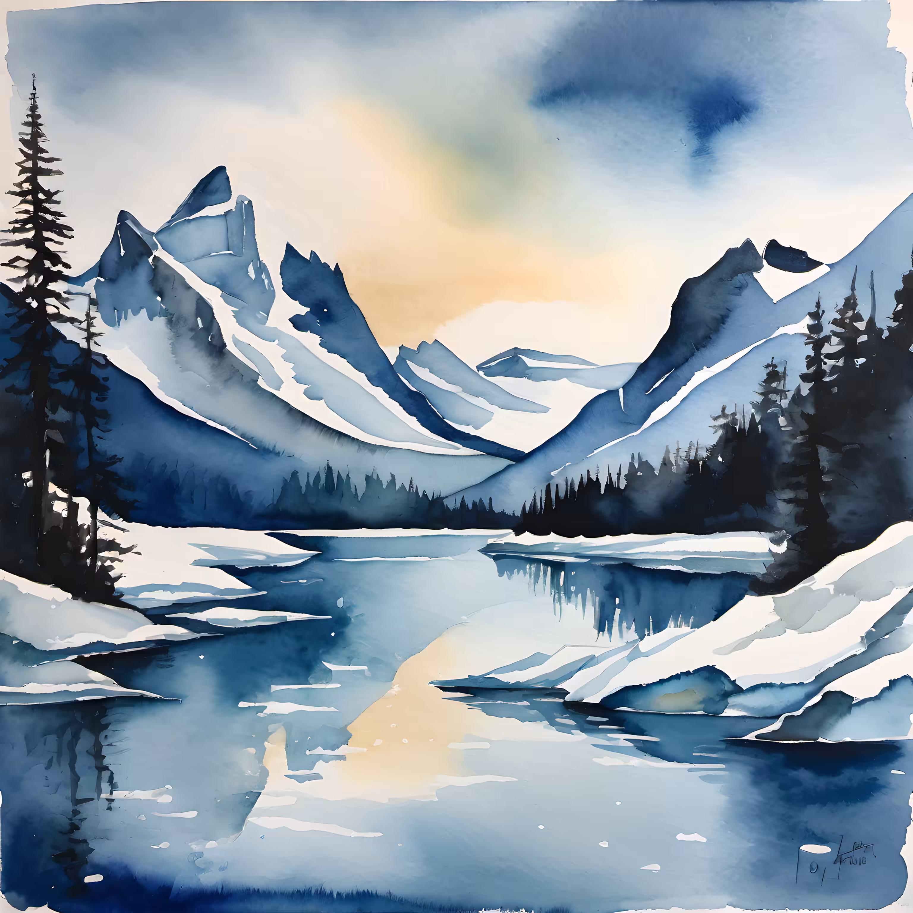 Glacial Lakes #92