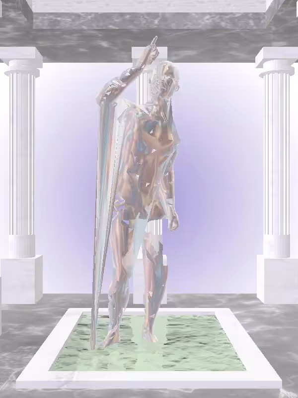 HeavenComputer: The Arguing Holographic Glow Man #5975