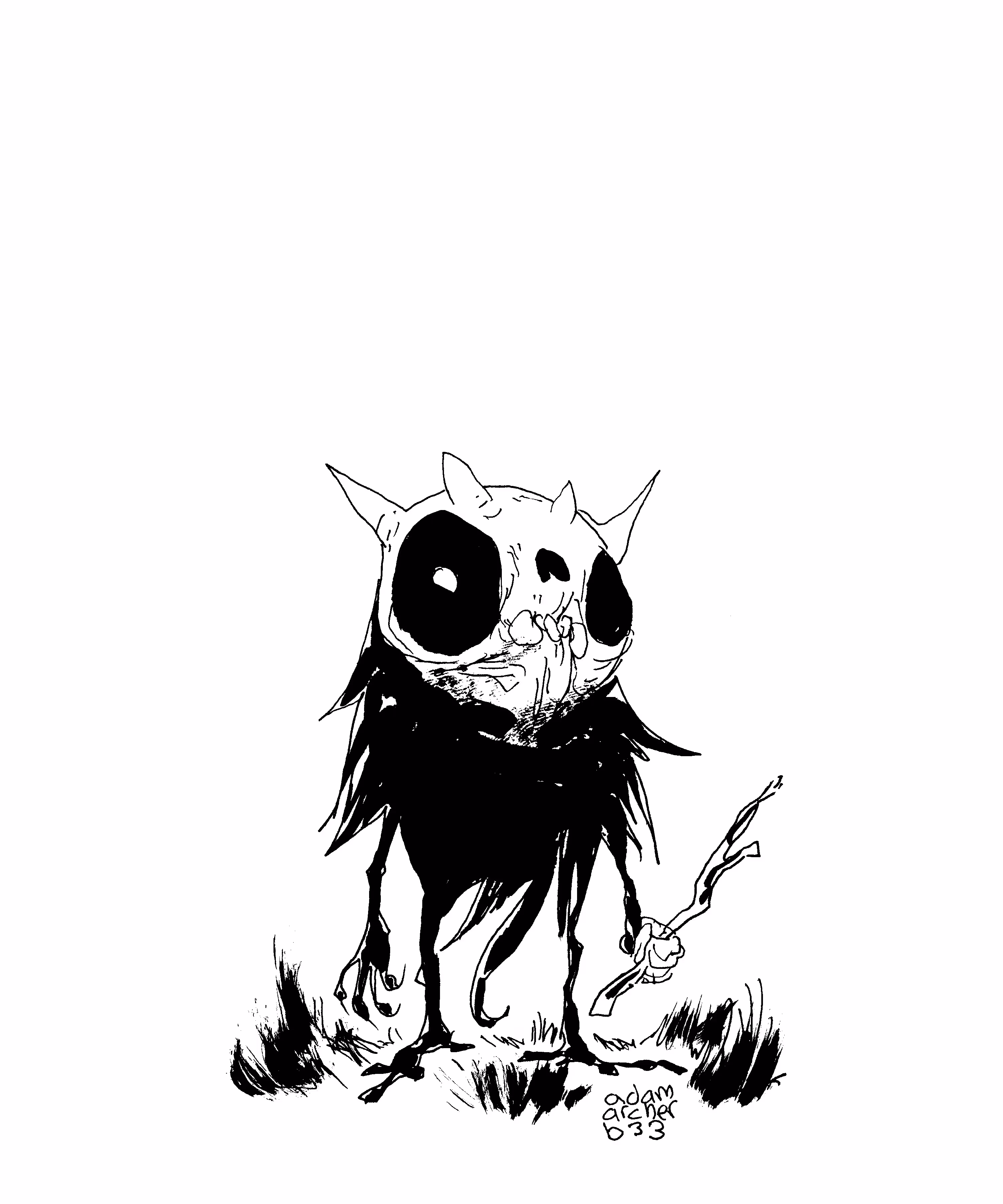 adam archer's doodles: black series 033
