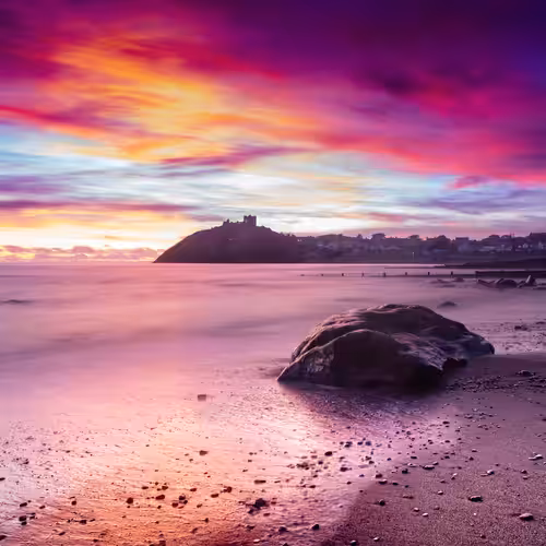 Criccieth Castle Sunset