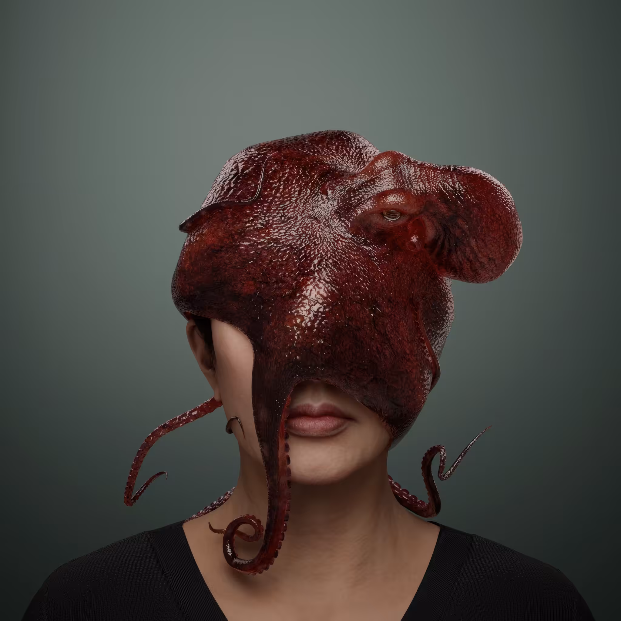 Portrait with Octopus #151