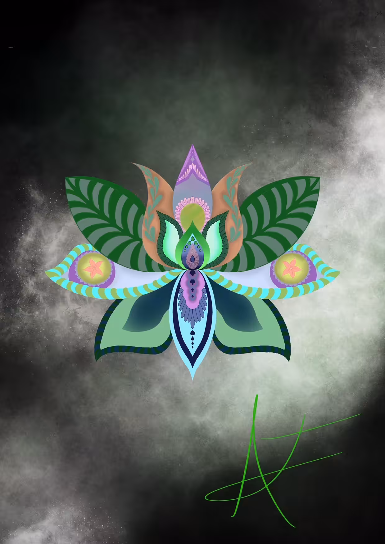Mandala Nucifera