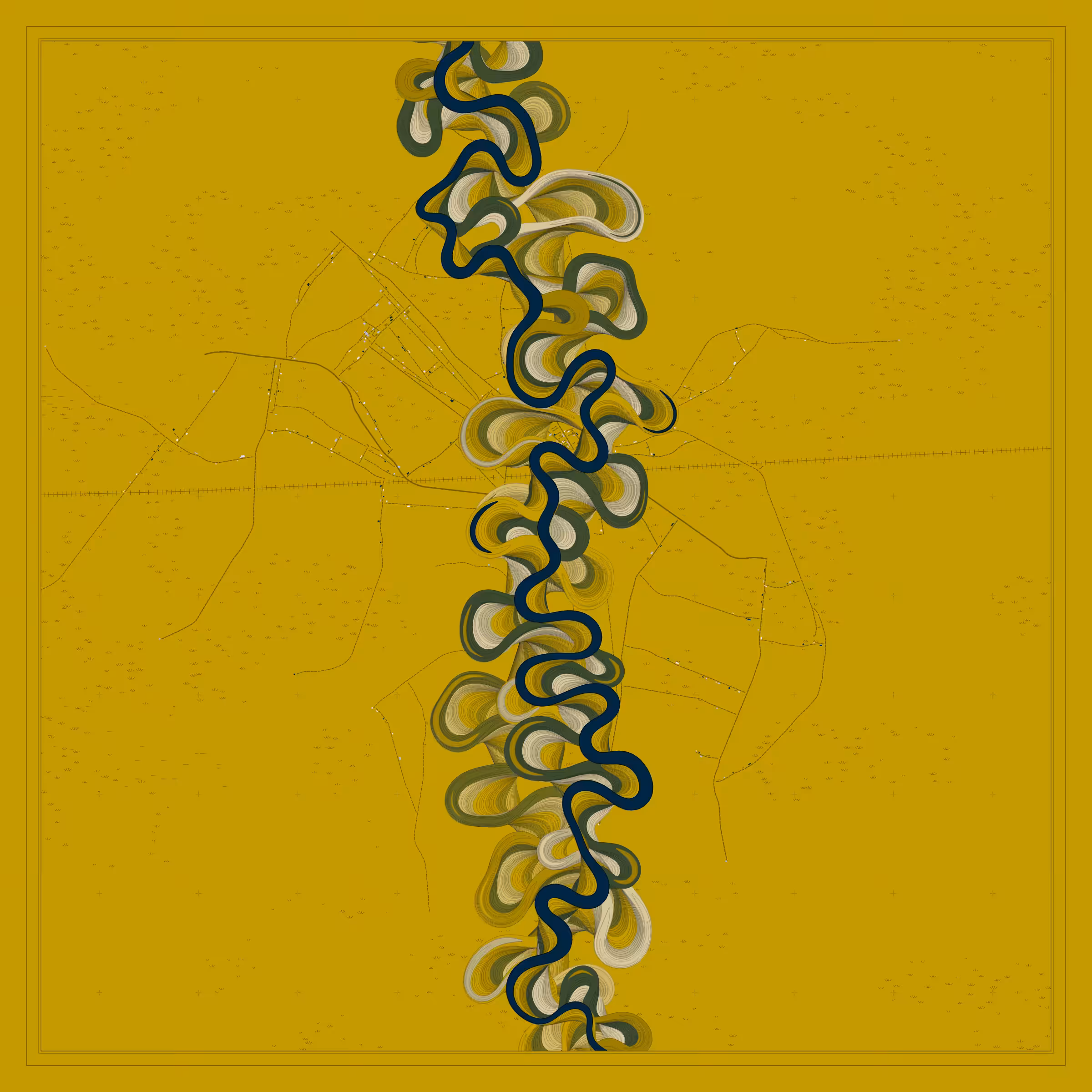 Ancient Courses of Fictional Rivers #281