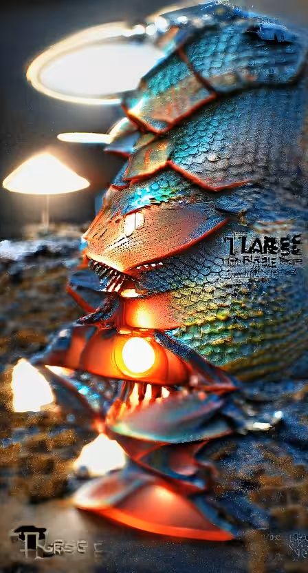 LOBSTER WITH PYTHON AI ALLOY AND LIGHTING