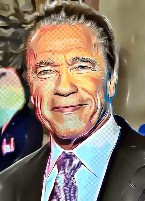 Famous Face Art: #22 Arnold Schwarzenegger