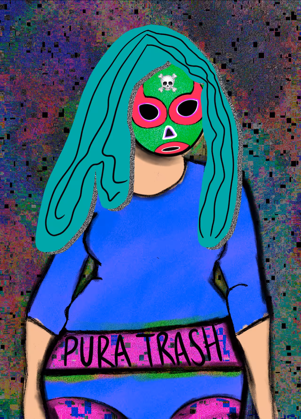 NFT luchadora #21
