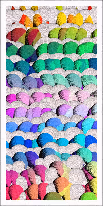 Balloon Field on Clouds #20