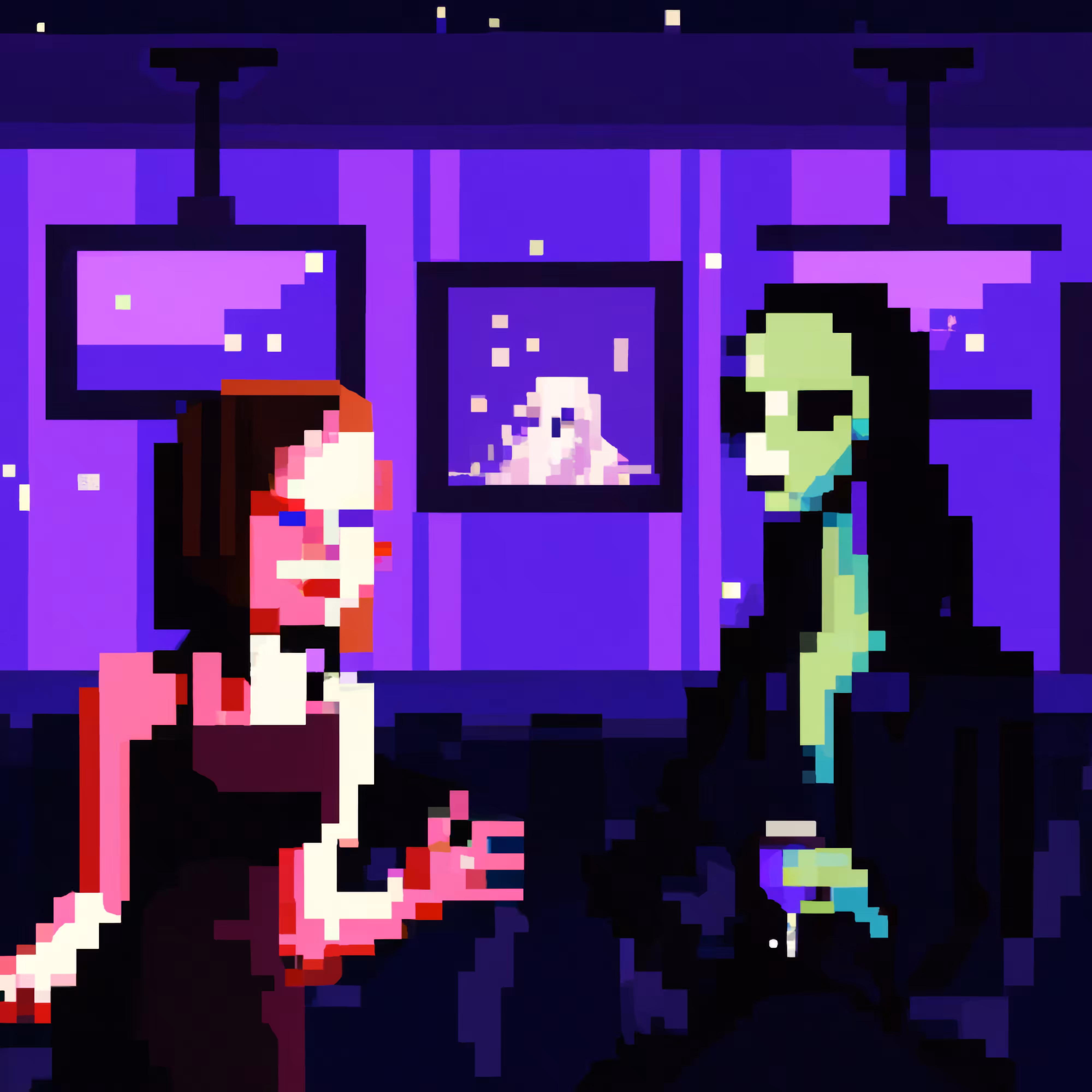 Mona Lisa Meets an Alien in a Bar #27