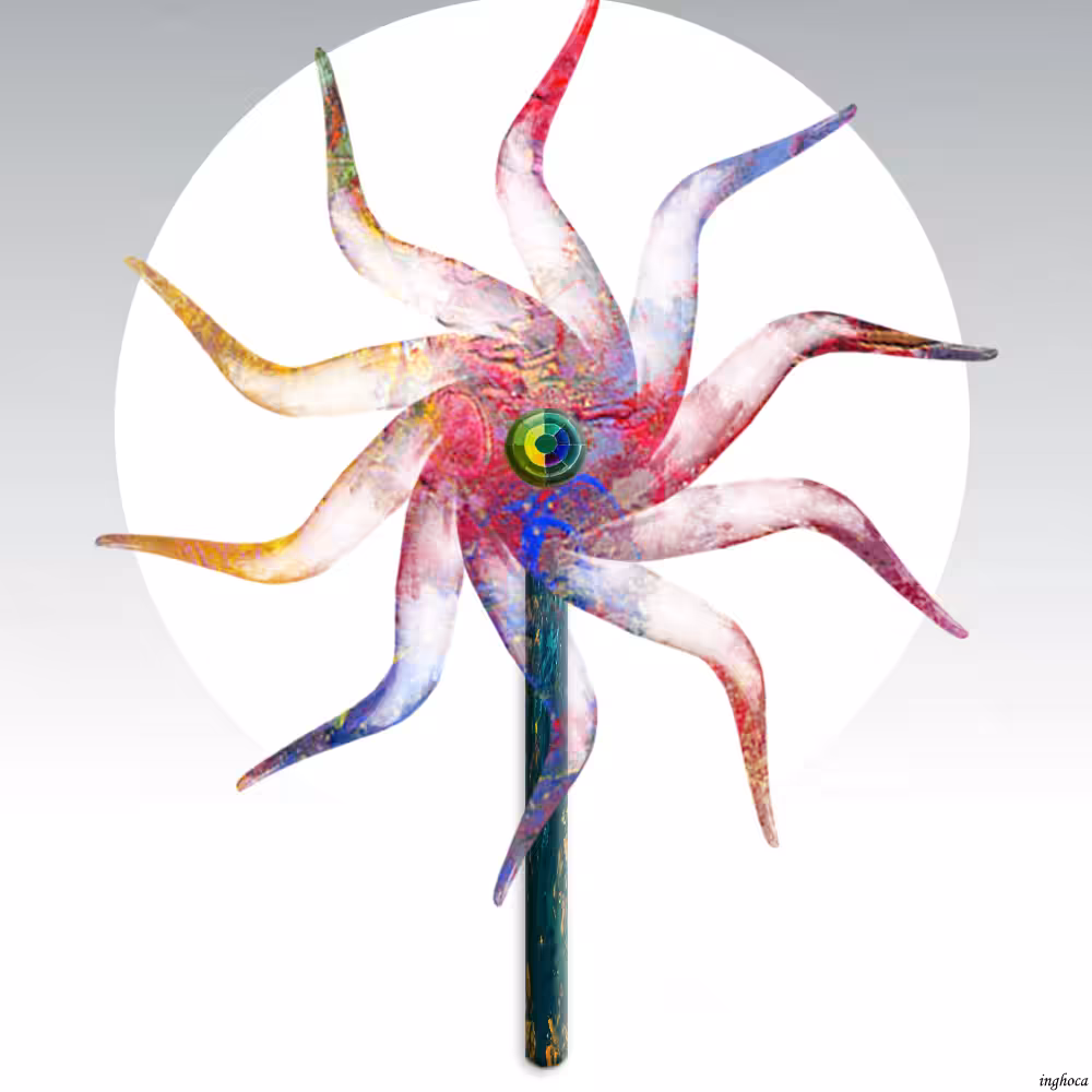 pinwheel 29 Colourful horn