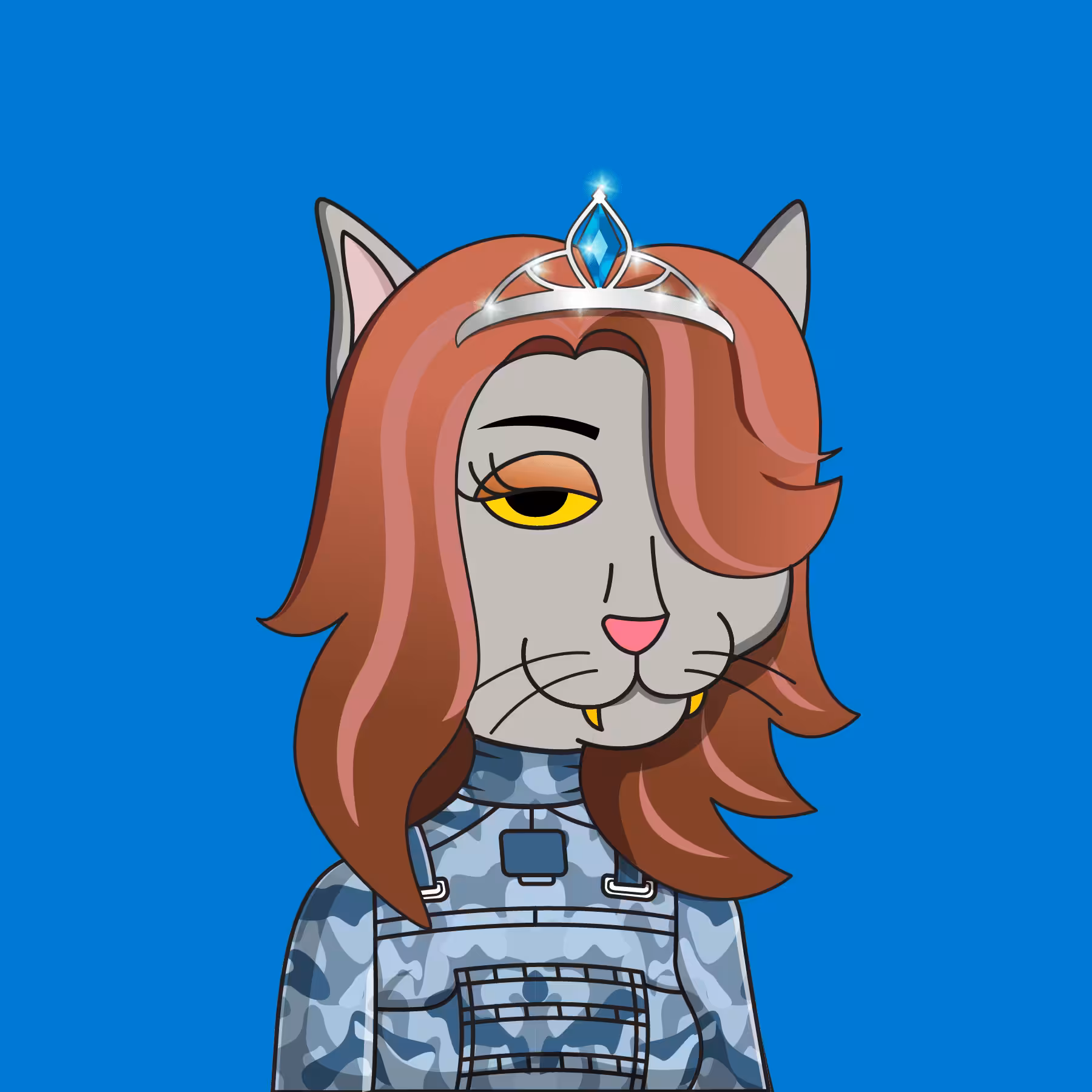 Girl Cat #418