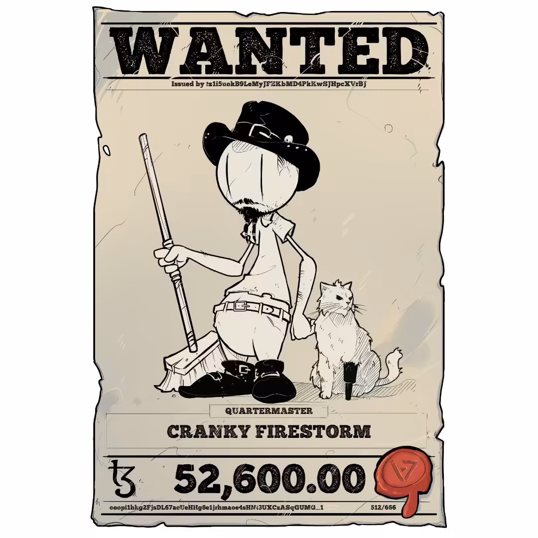 CRANKY FIRESTORM | TEZOS PIRATE 512/666