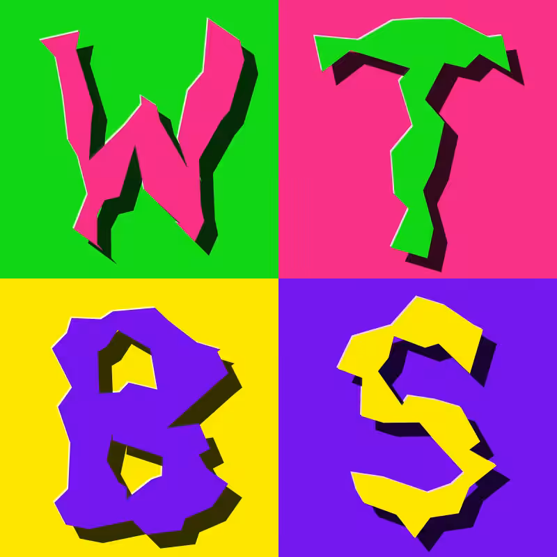Waiting To Be Signed Logo with Wobbles #234