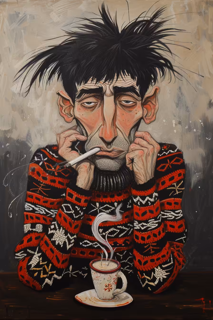 Morning Despair in Knitwear