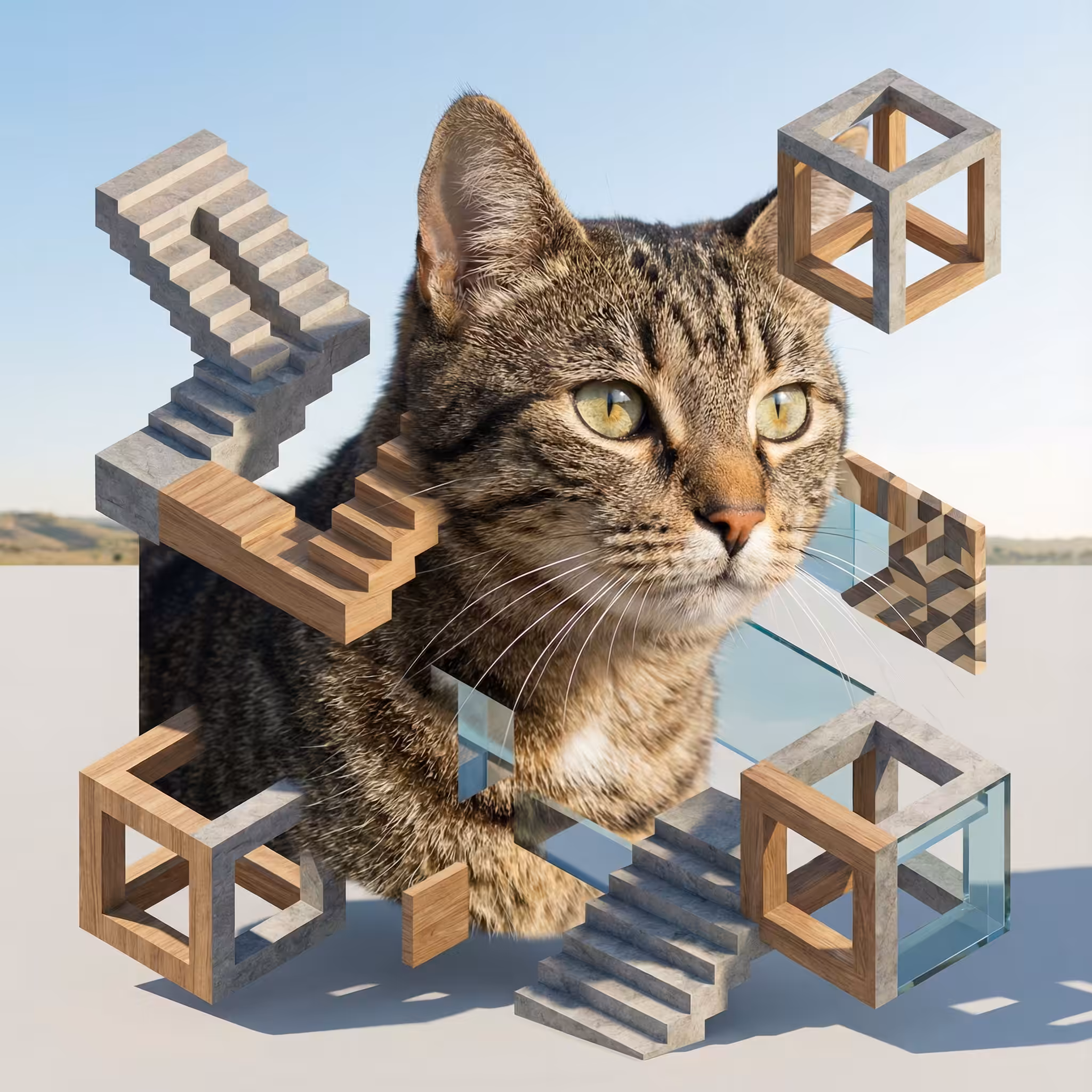 abstract cats #26