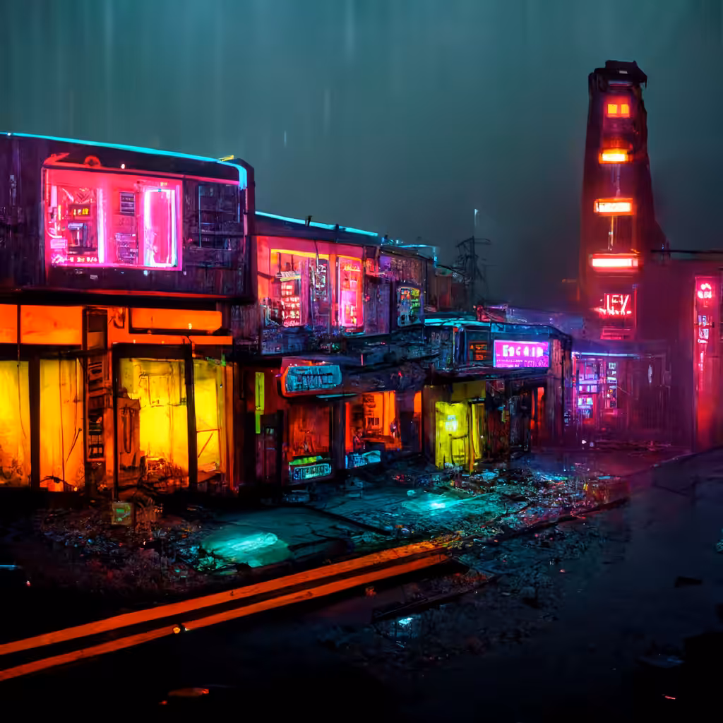 Night in a Utopian City 3/4
