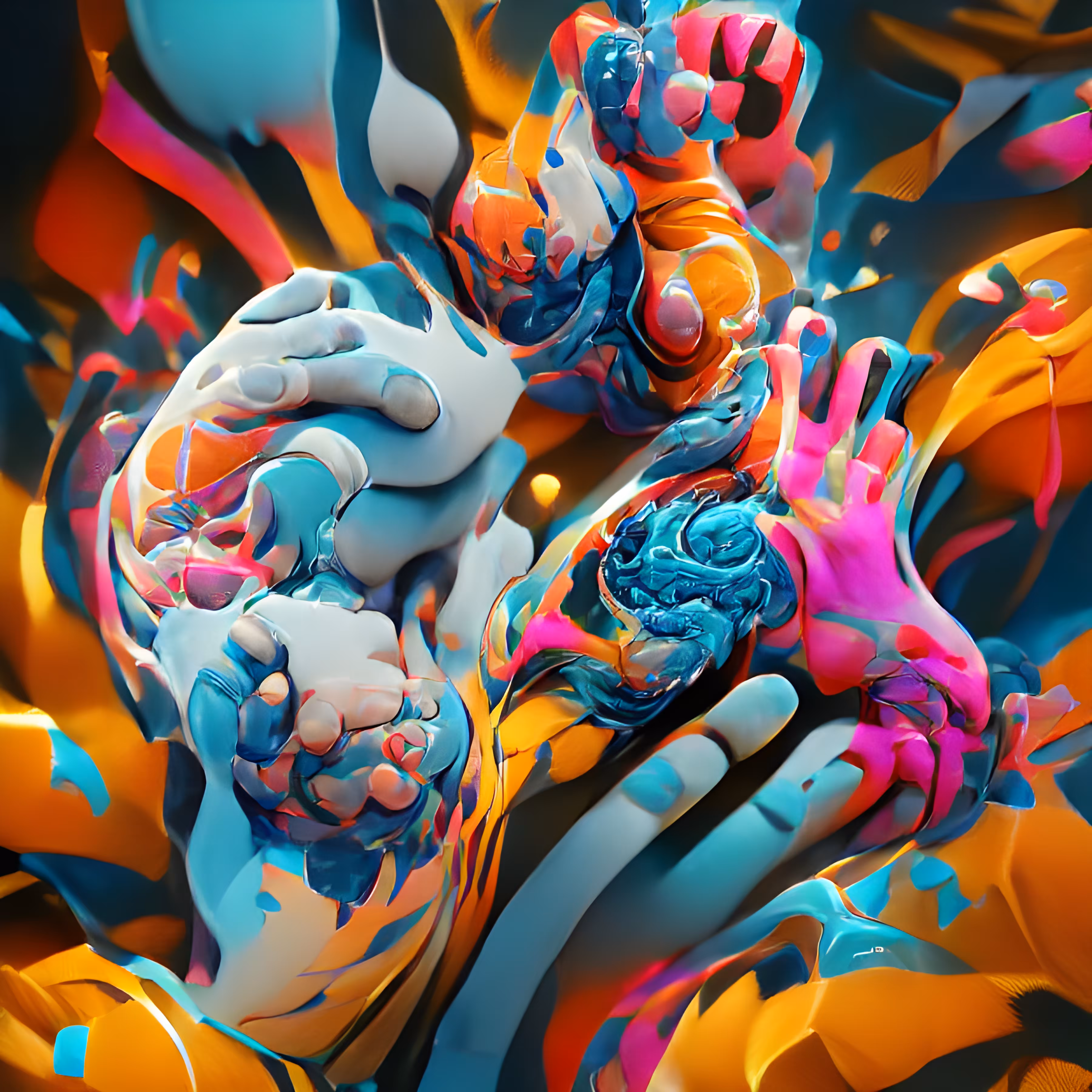 Abstraction #009 - Feel my passion