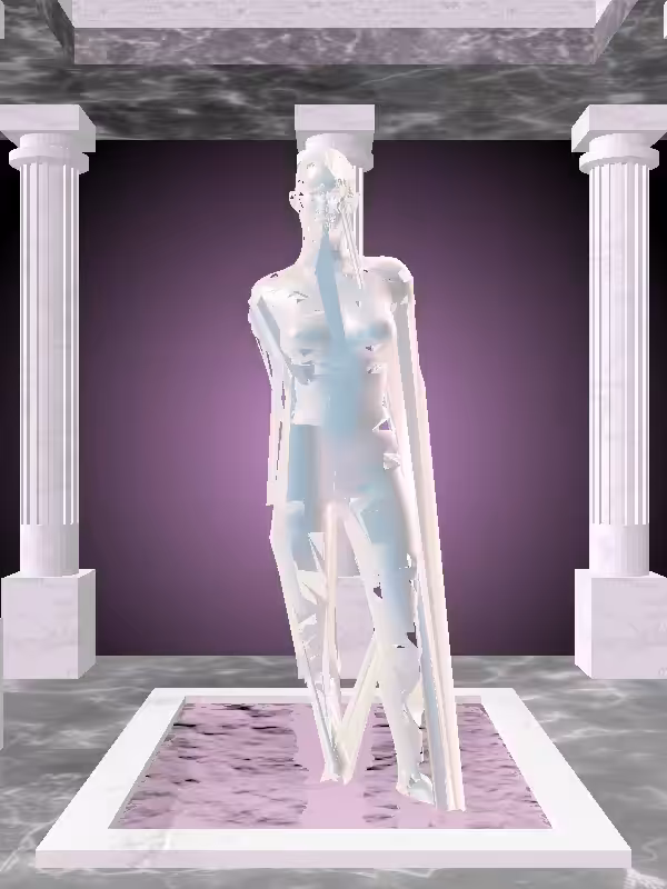 HeavenComputer: The Excited Pastel Pearl Woman #4423