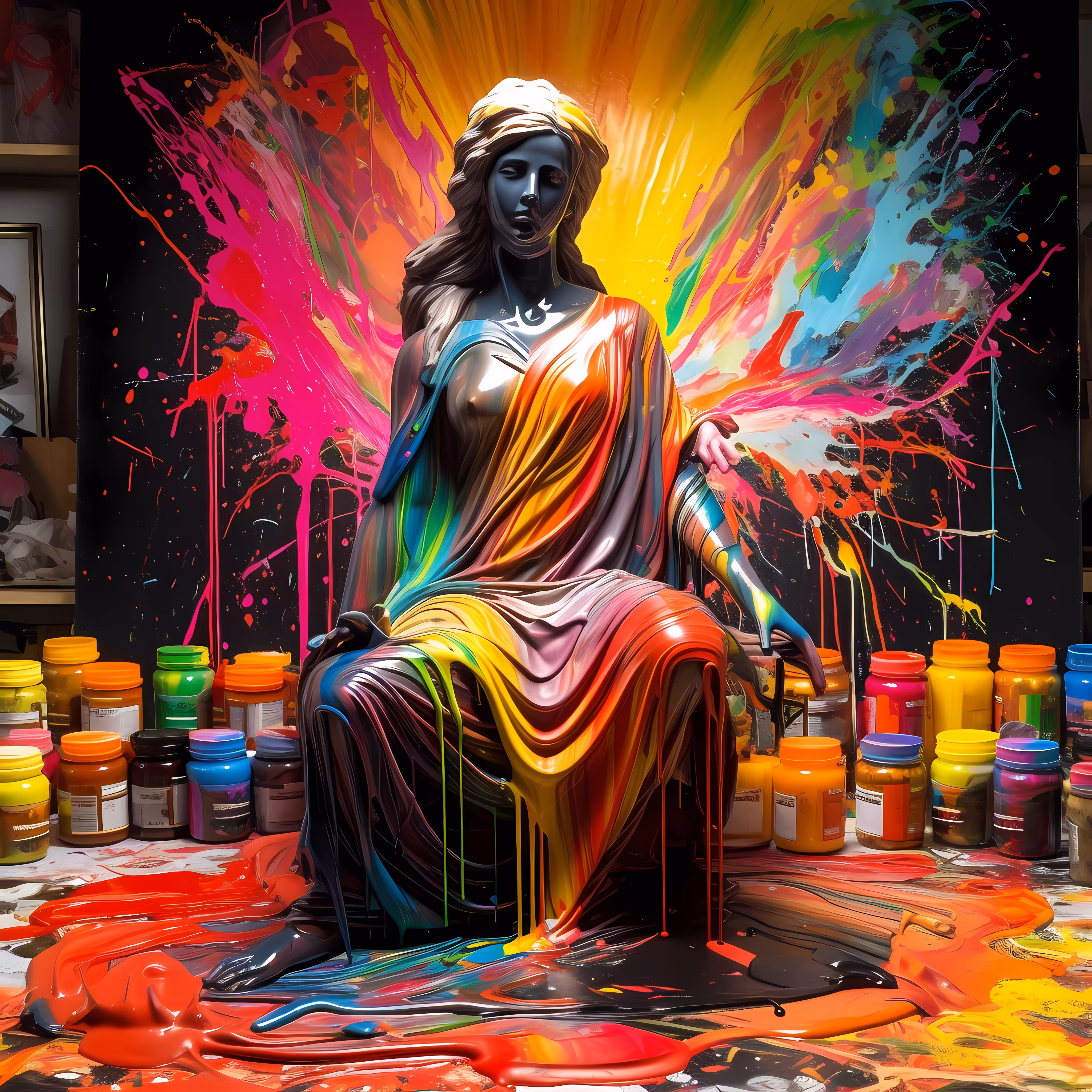 The Woman of Many Colors