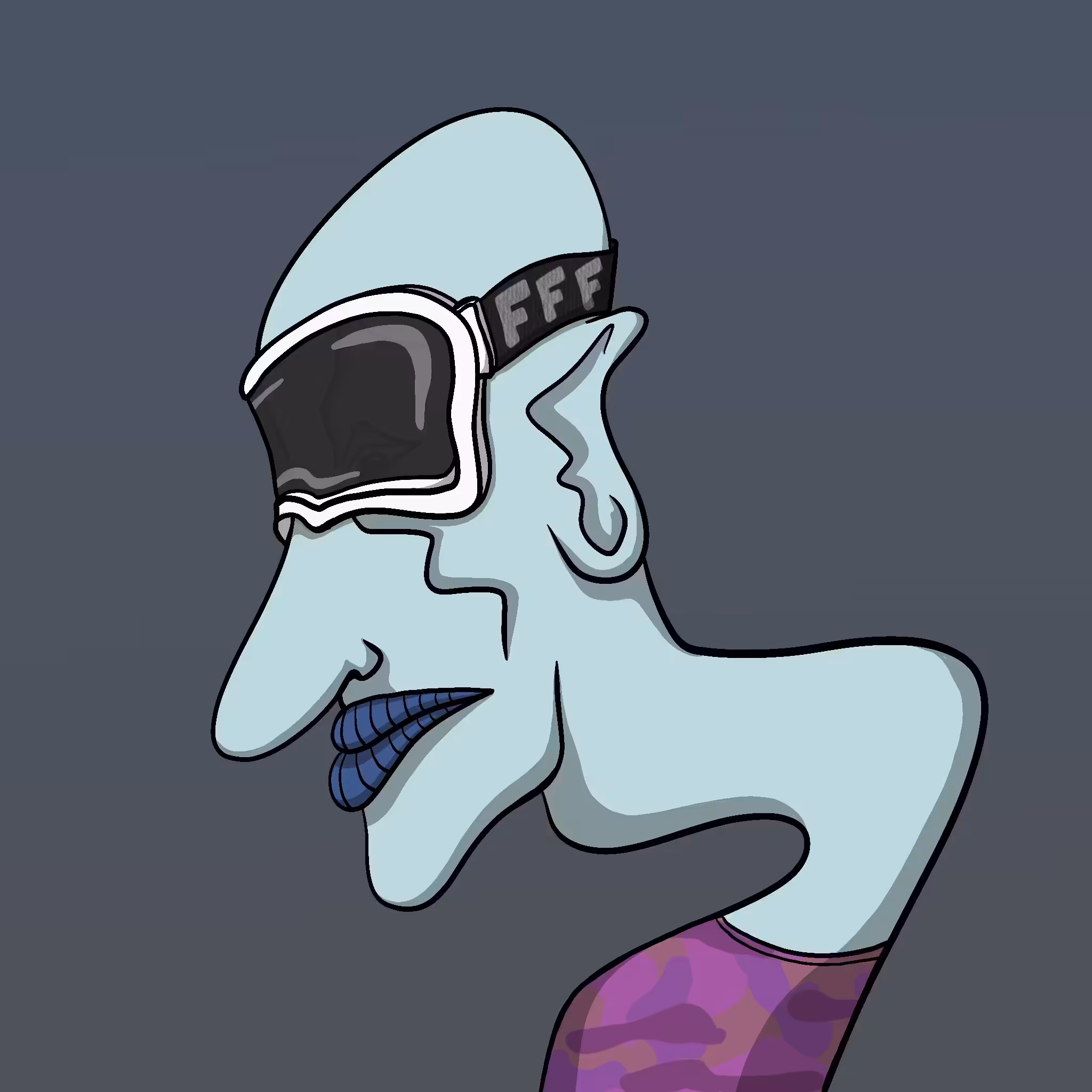 FAWKFACES: #54 Goggle Boy Face 