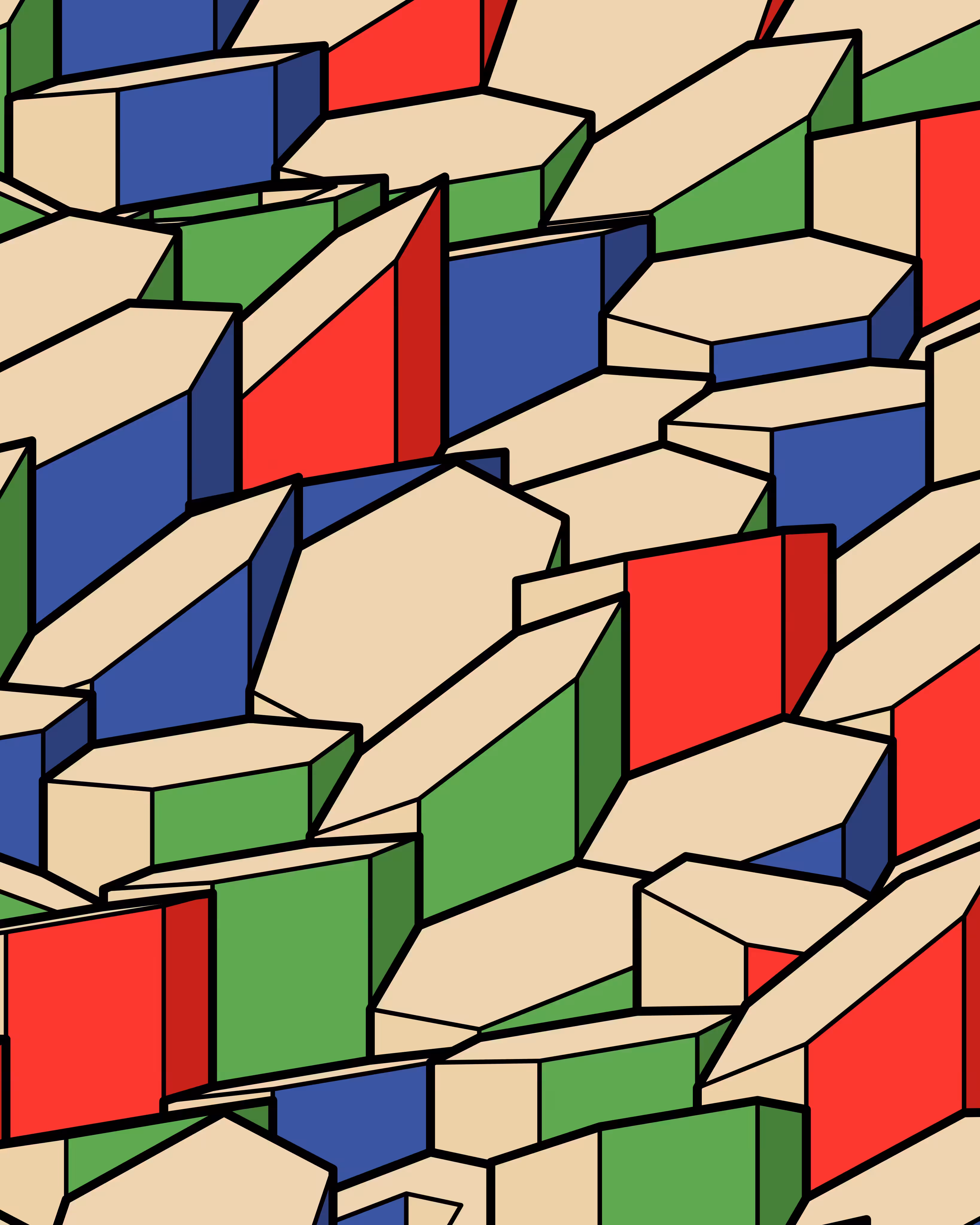 Hexagones Landscape #238