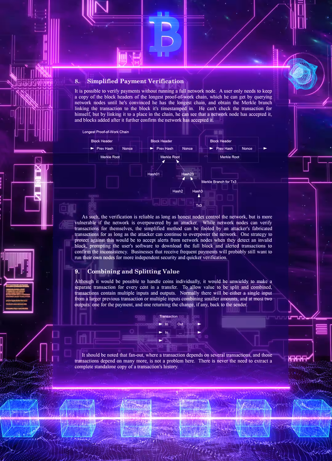 Bitcoin Whitepaper - Page 5