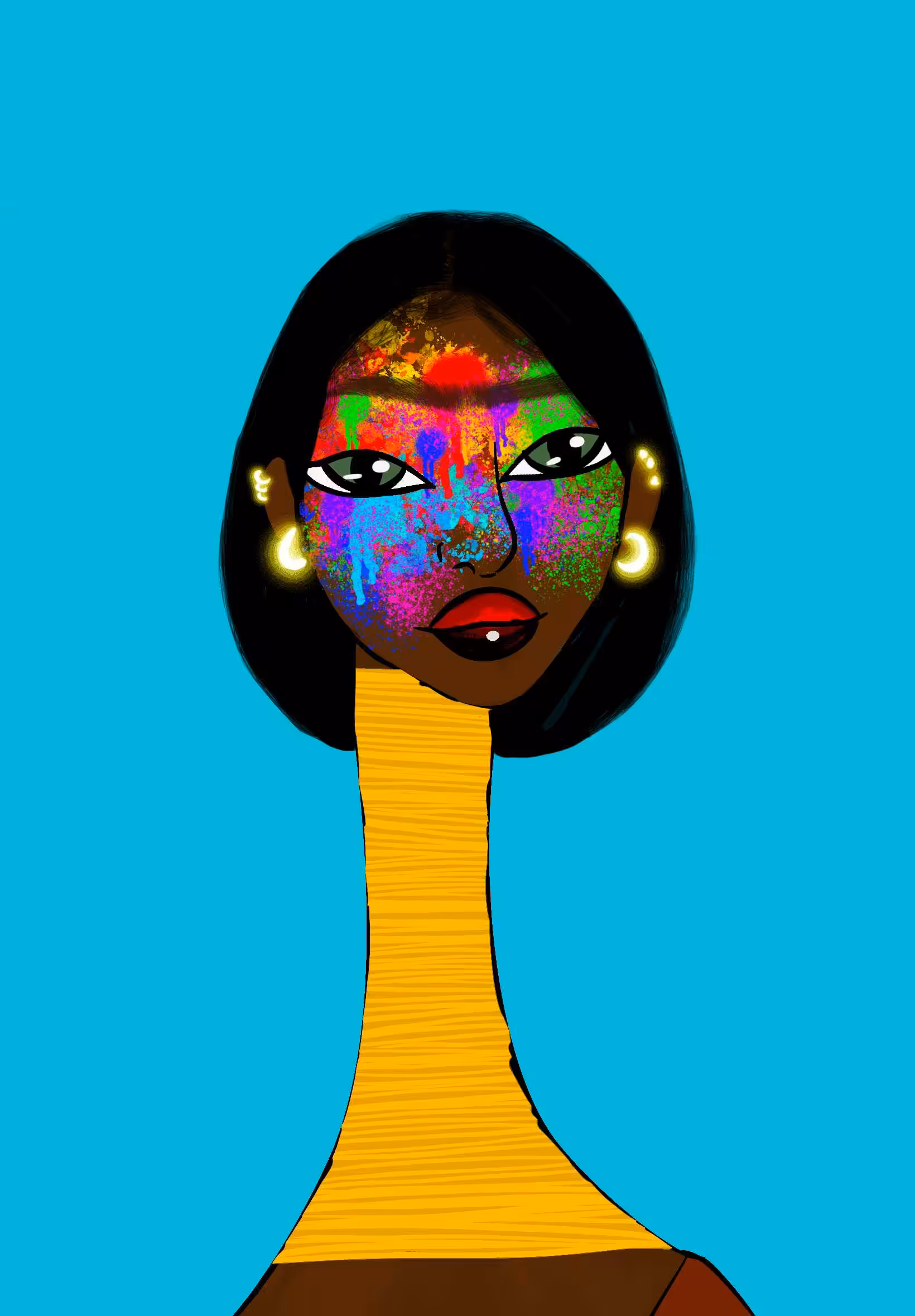 Long Neckie Ladies: Long Neckie Lady #1255