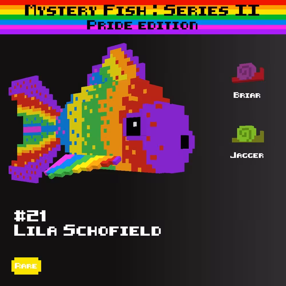Lila Schofield :: Mystery Fish : Pride Edition #21