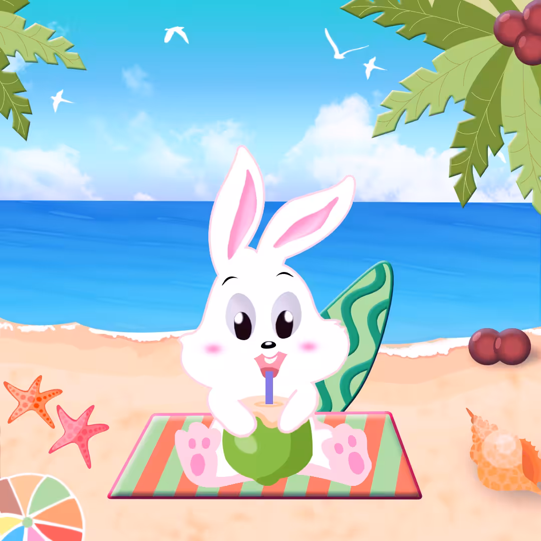 Coco enjoying summer