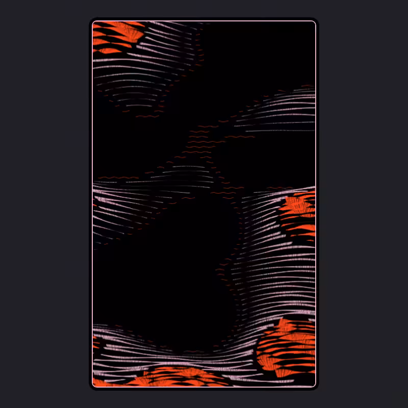Topographic Playing Card #27